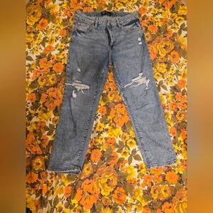 Distressed Light Blue Gap Jeans